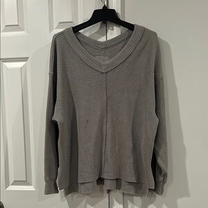 Aerie Oversized Vneck Pullover Sweatshirt